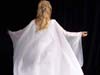 Hochzeitskleid Brautkleid weiß silber