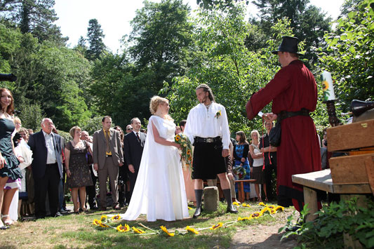 mittelalterliche Hochzeit